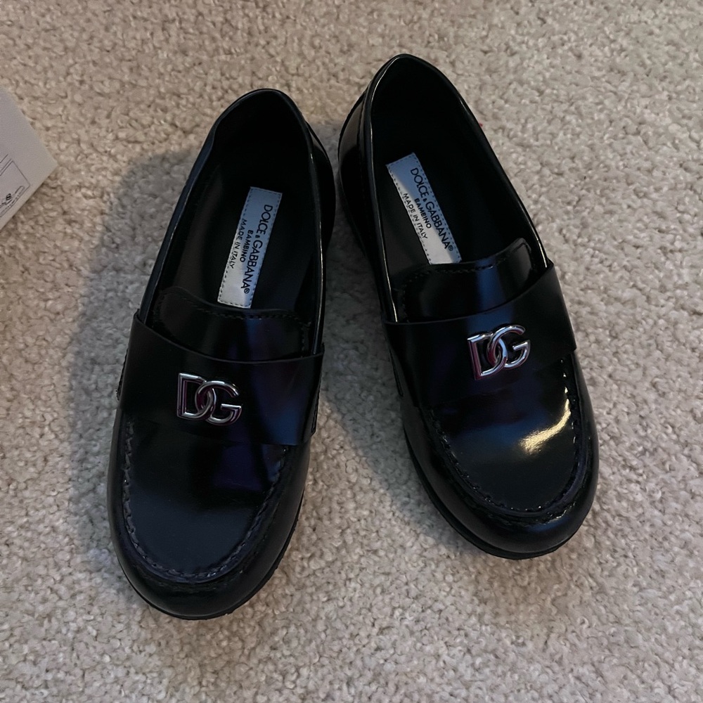 NWT Dolce and Gabbana loafers. Toddler Size 4